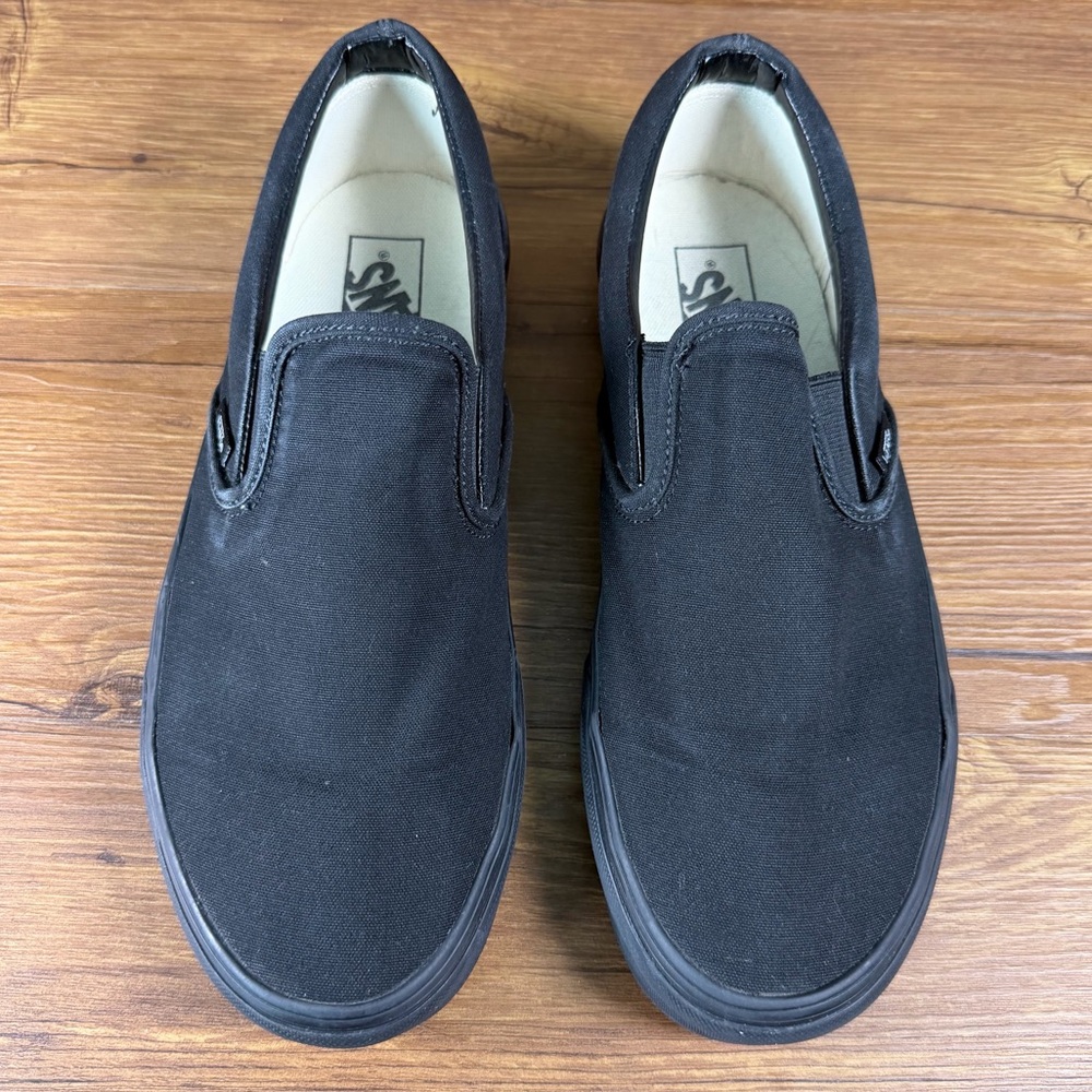 VANS Black Slip-On Sneakers Women’s Size 10.5 Shoes